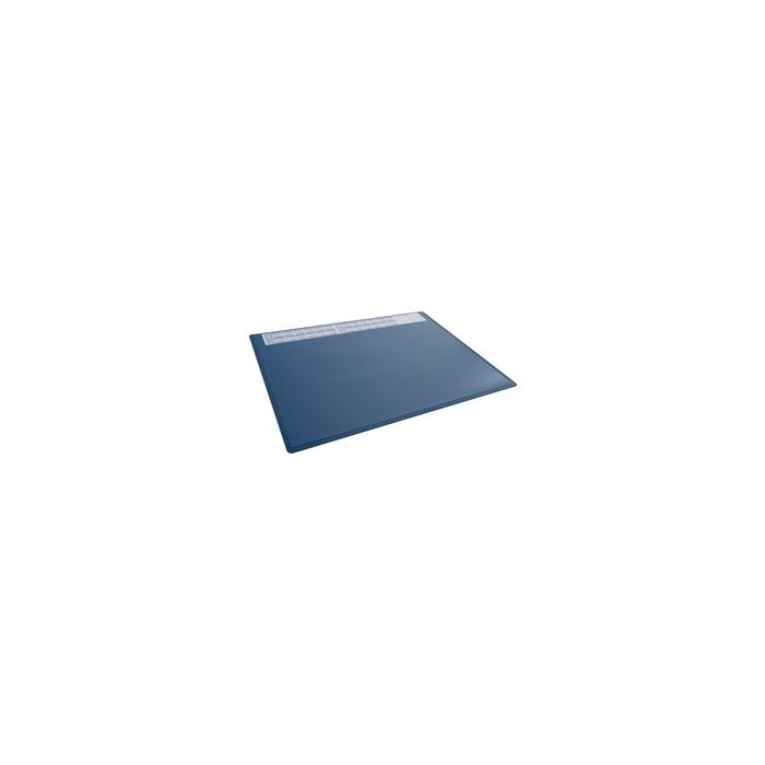 DURABLE Sous-main avec calendrier, PP, bleu foncé
