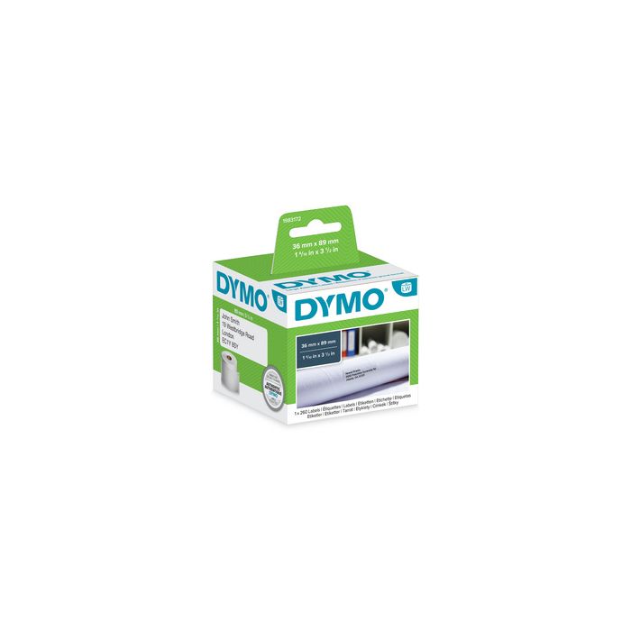 DYMO Etiquette d'adresse LabelWriter, 89 x 28 mm, blanc