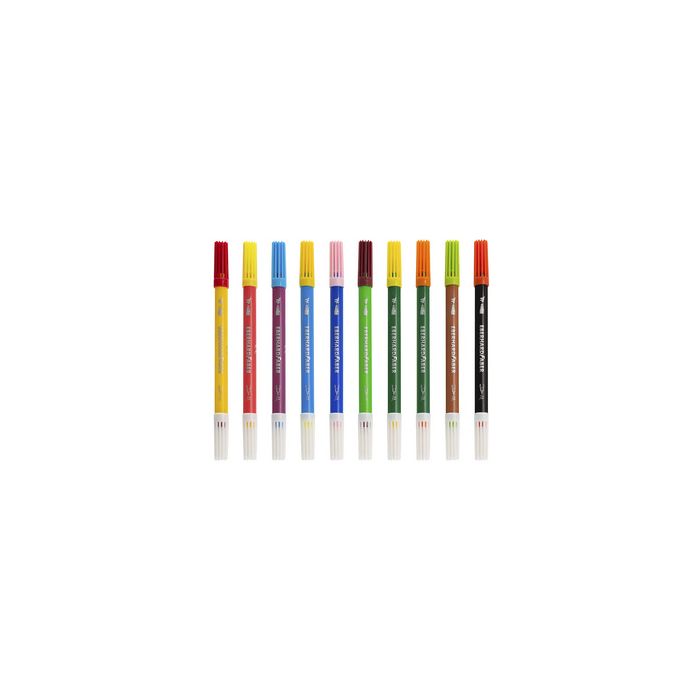 EBERHARD FABER Feutre magique double COLORI, étui de 10