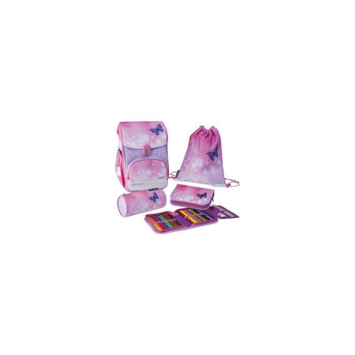 EBERHARD FABER Kit cartable EFAlino Papillon II, 4 pièces