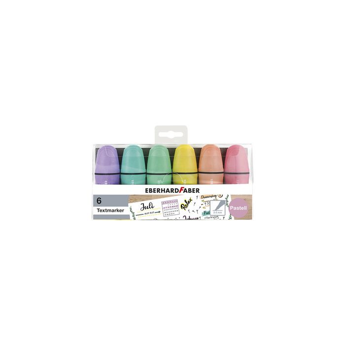 EBERHARD FABER Surligneur Mini Pastel, étui de 6