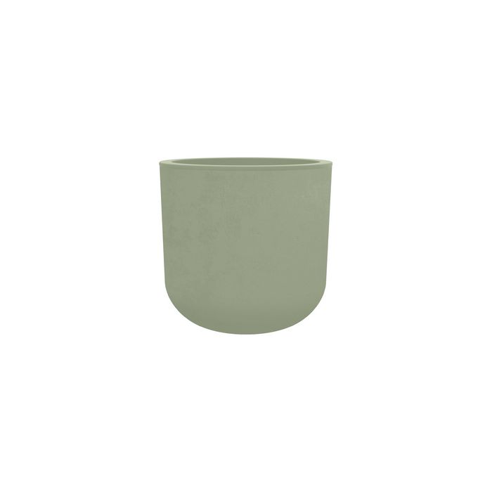 poétic Bac à plantes BASALT UP, rond, 485 mm, vert amande