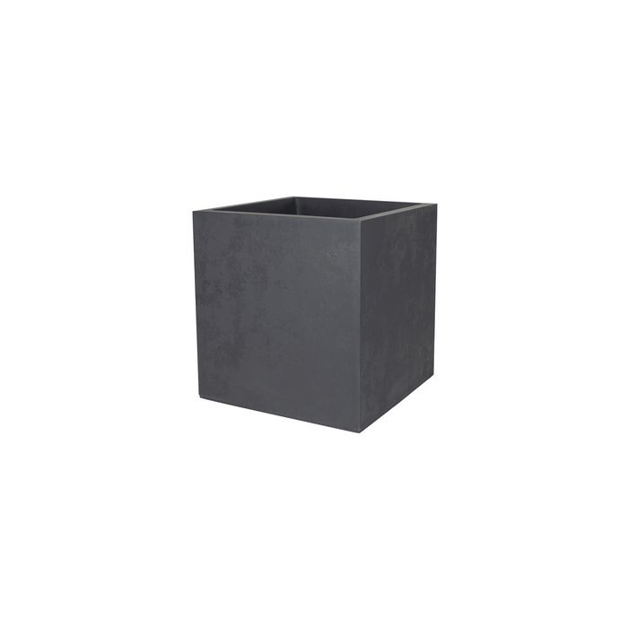 poétic Bac à plantes BASALT double paroi, 395 mm, anthracite