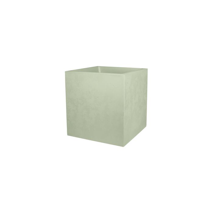 poétic Bac à plantes BASALT double paroi, 395 mm, vert amand