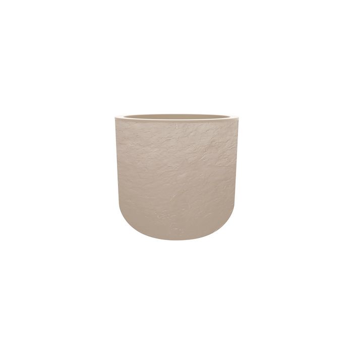 EDA Bac à plantes VOLCANIA UP, rond, 485 mm, beige