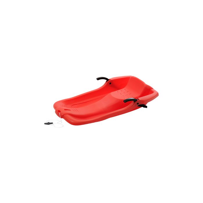 EDA Luge, plastique, 1 personne, rouge