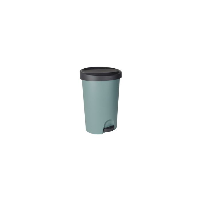 EDA Poubelle à pédale Stepy, 27 litres, PP, vert eucalyptus