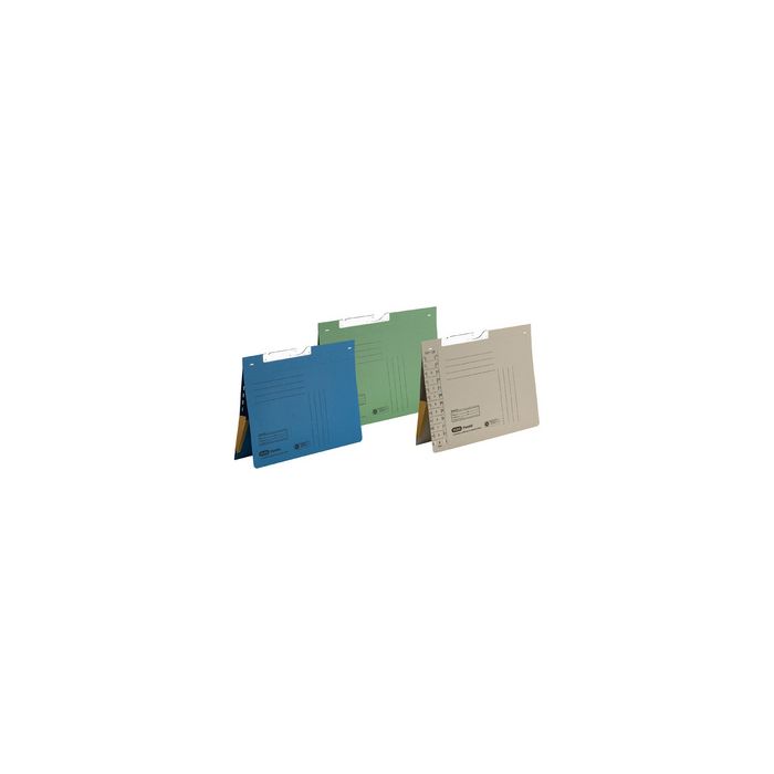 ELBA Pendelhefter mit Tasche, DIN A4, Manilakarton, grau x50