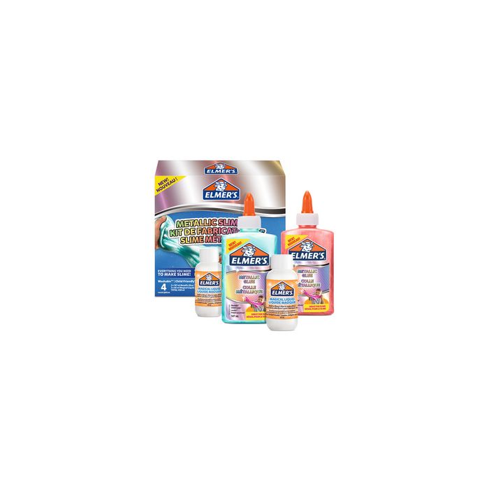 ELMER'S Slime Kit "Metallic Slime Kit", 4 pièces