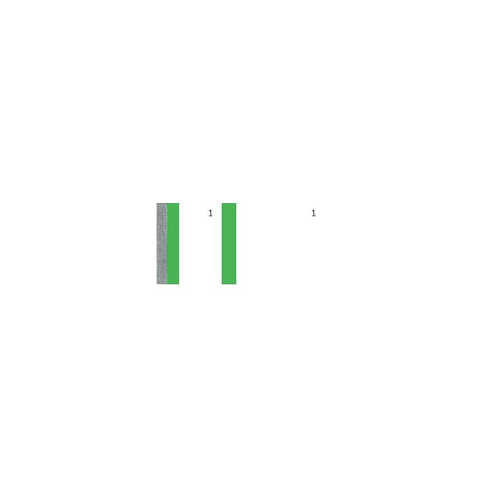 ELVE Bloc vendeur, dimensions: (L)135 x (H)60 mm, vert x10
