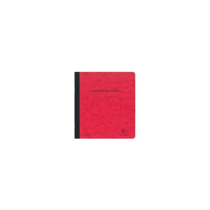 ELVE Cahier piqué "Position de compte", 210 x 190 mm