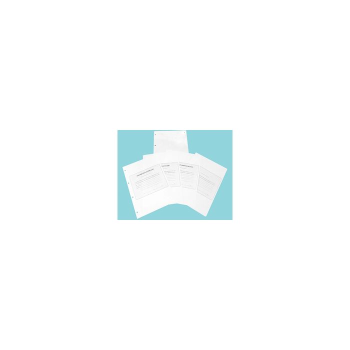 ELVE Recharge Classeur, 297 x 210 mm, papier extra blanc