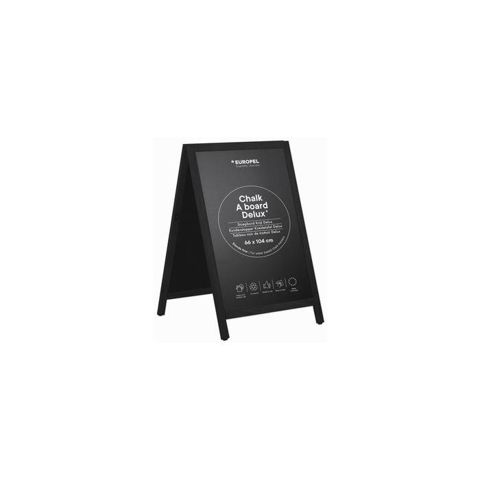 EUROPEL Panneau trottoir DELUXE, 660 x 1.040 mm, noir