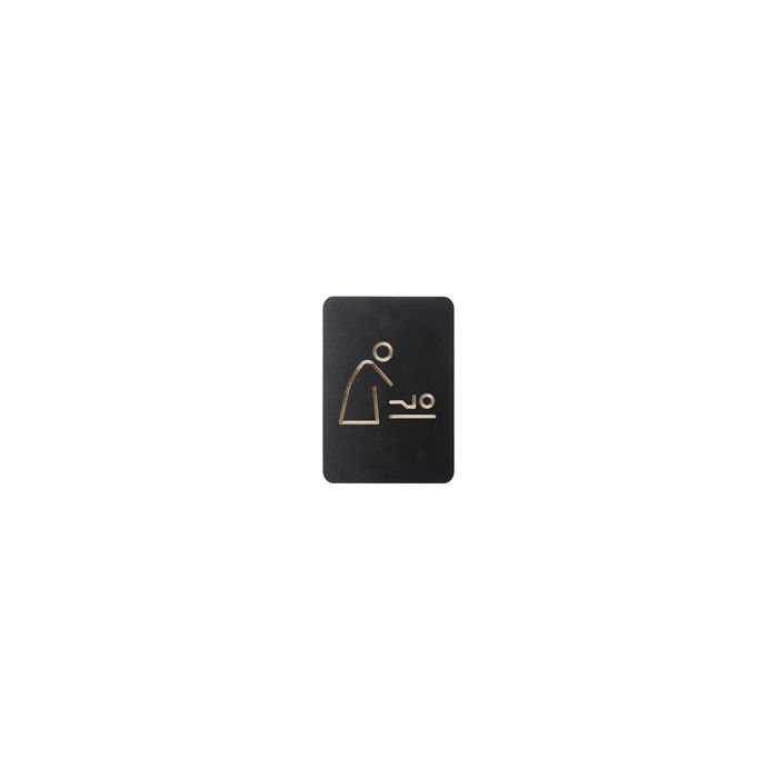 EUROPEL Pictogramme "espace change bébé", noir