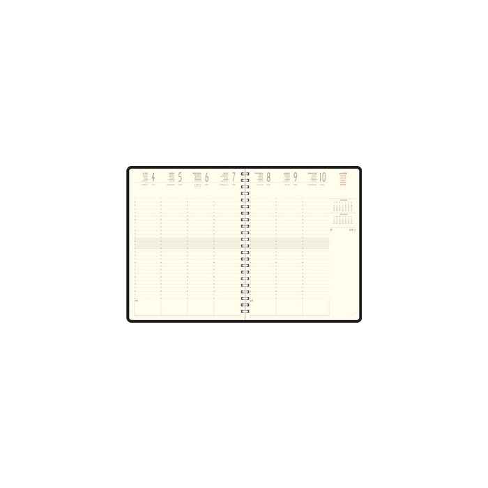 EXACOMPTA Agenda de bureau Eurotime 27S, 2027, Barbara x3