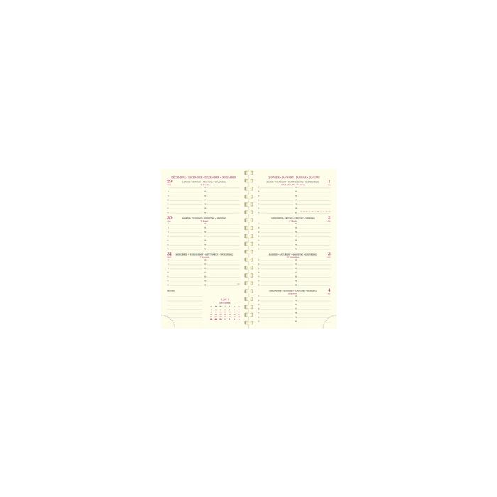 EXACOMPTA Agenda de poche "Eurotime 16S", 2027, Cassandra x5