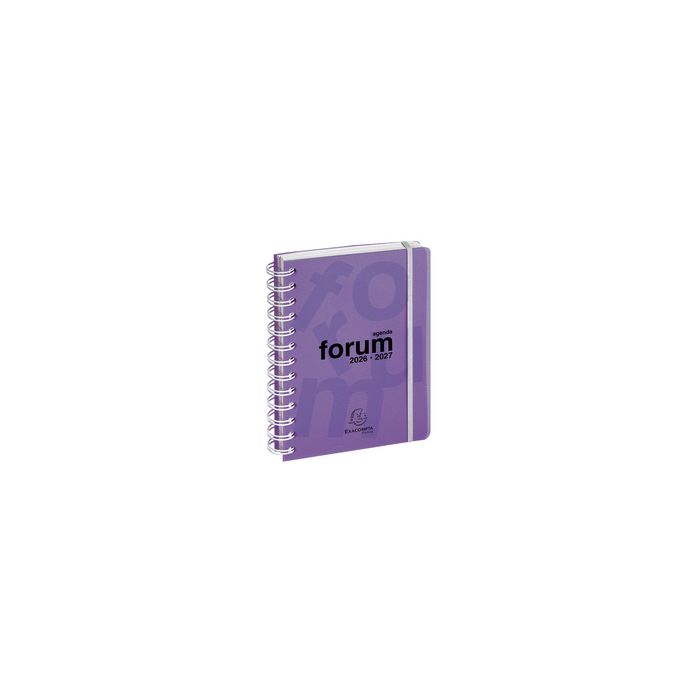 EXACOMPTA Agenda scolaire Forum Linicolor, 2026/2027, violet