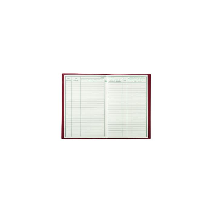 EXACOMPTA Carnet d'entretien, 210 x 135 mm vertical