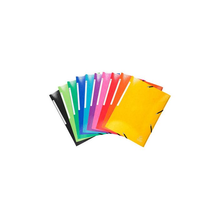 EXACOMPTA Chemise à élastique Iderama, A4, jaune