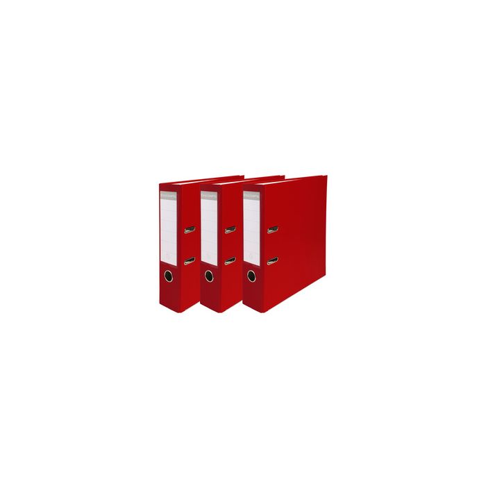 EXACOMPTA Classeur à levier Premium, A4, 80 mm, rouge