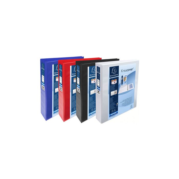 EXACOMPTA Classeur personnalisable Kreacover, A4 Maxi, bleu