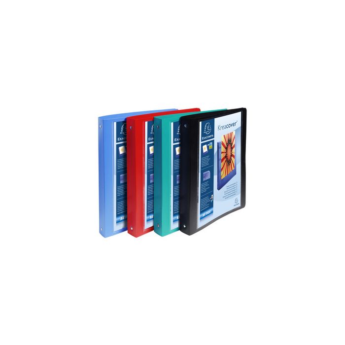 EXACOMPTA Classeur personnalisable Kreacover, PP, A4,assorti x5