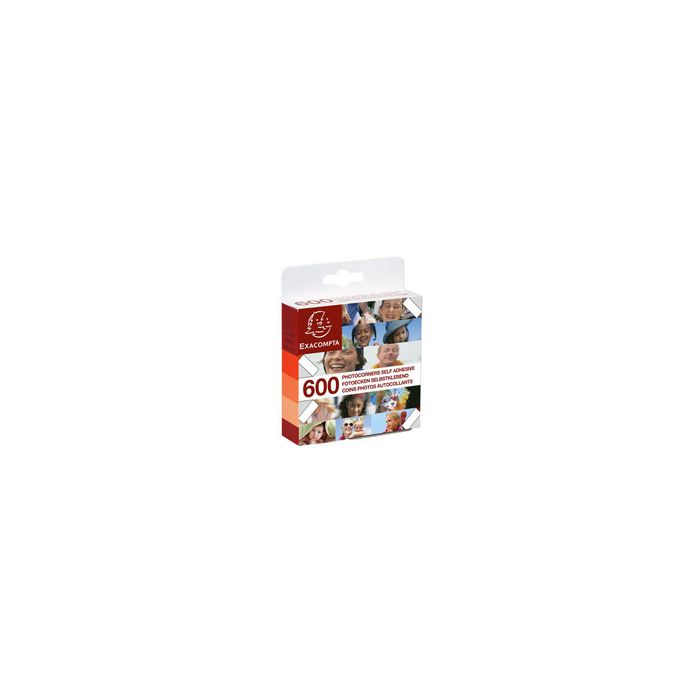 EXACOMPTA Coins pour photos, transparent, autocollant