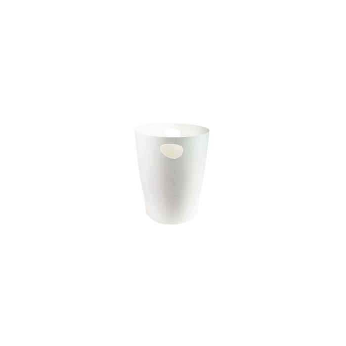 EXACOMPTA Corbeille à papier ECOBIN, 15 litres, blanc