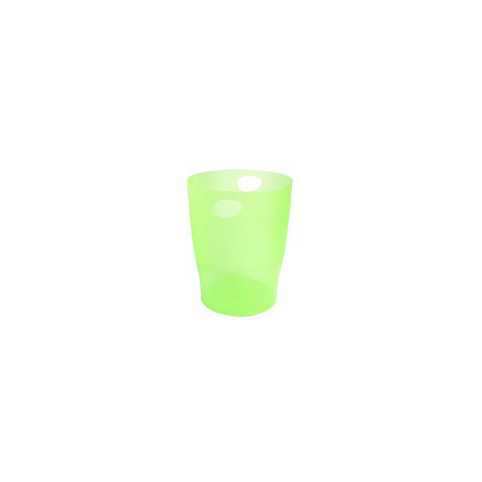 EXACOMPTA Corbeille à papier ECOBIN, 15 litres, vert pomme