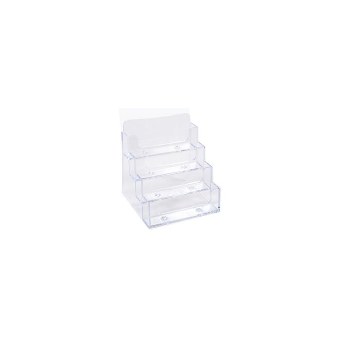 EXACOMPTA Distributeur de cartes de visite, cristal