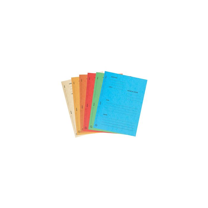 EXACOMPTA Dossiers de plaidoirie "Pour / Contre", turquoise