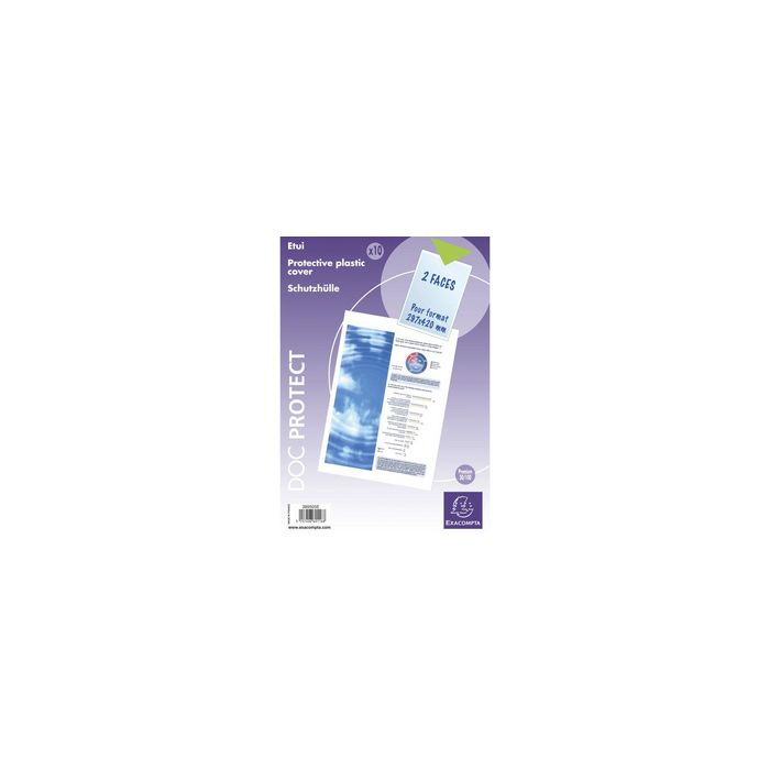 EXACOMPTA Etui de protection Doc Protect, A3, PVC