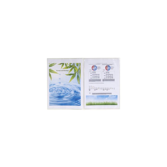 EXACOMPTA Etui de protection, PVC, double, 0,15 mm, A4