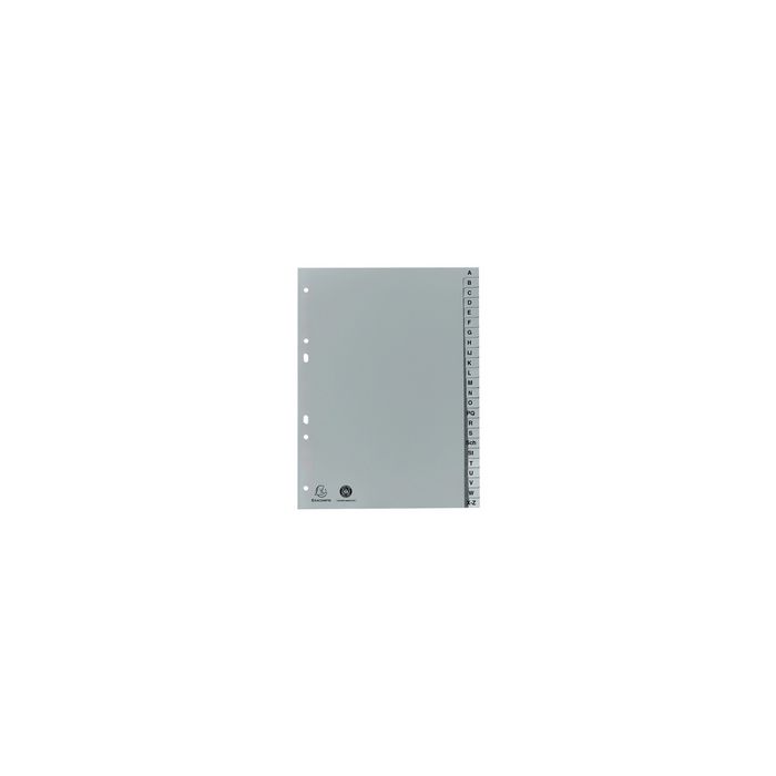 EXACOMPTA Intercalaire en plastique, A-Z, A5, 24 touches