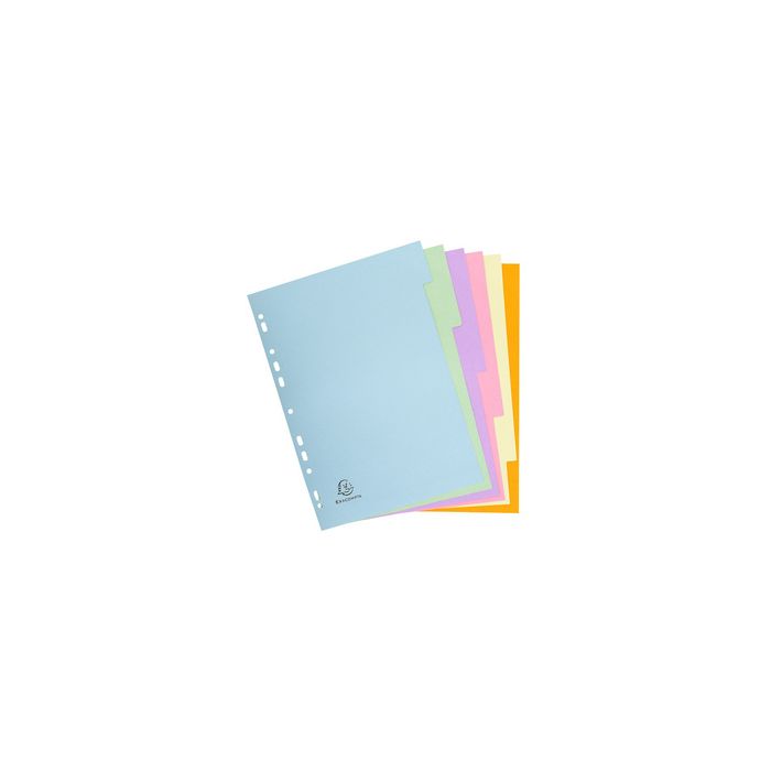 EXACOMPTA Intercalaires en carton, A4, 12 touches