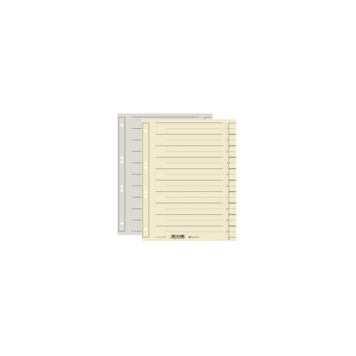 EXACOMPTA Intercalaires, A4 extra large, chamois