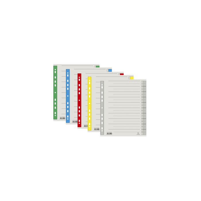 EXACOMPTA Intercalaires, A4 extra large, rouge