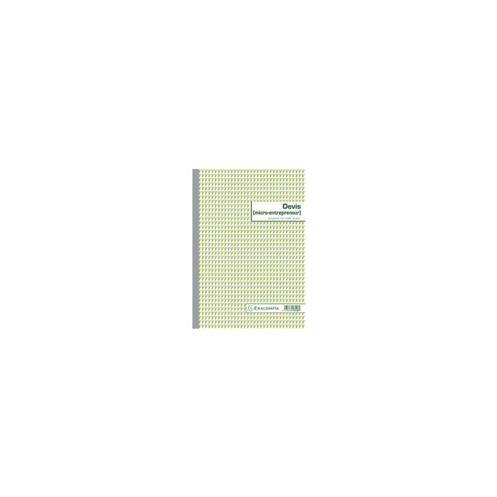 EXACOMPTA Manifold "Devis micro entrepreneur", 297 x 210 mm