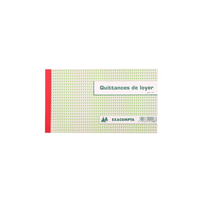 EXACOMPTA Manifold "Quittances de loyer", 125 x 210 mm