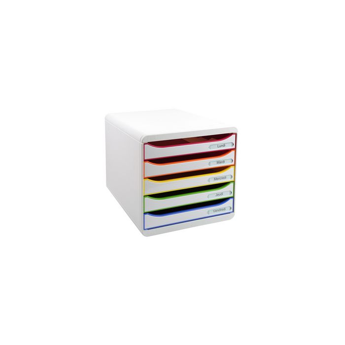 EXACOMPTA Module de classement BIG-BOX PLUS, 5 tiroirs,
