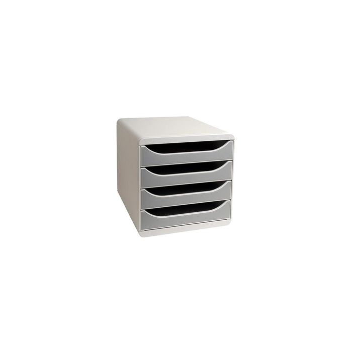 EXACOMPTA Module de classement BIG-BOX, 4 tiroirs, gris /