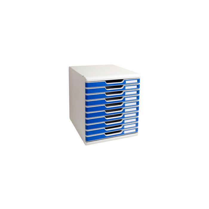 EXACOMPTA Module de classement MODULO A4, 3 tiroirs, bleu