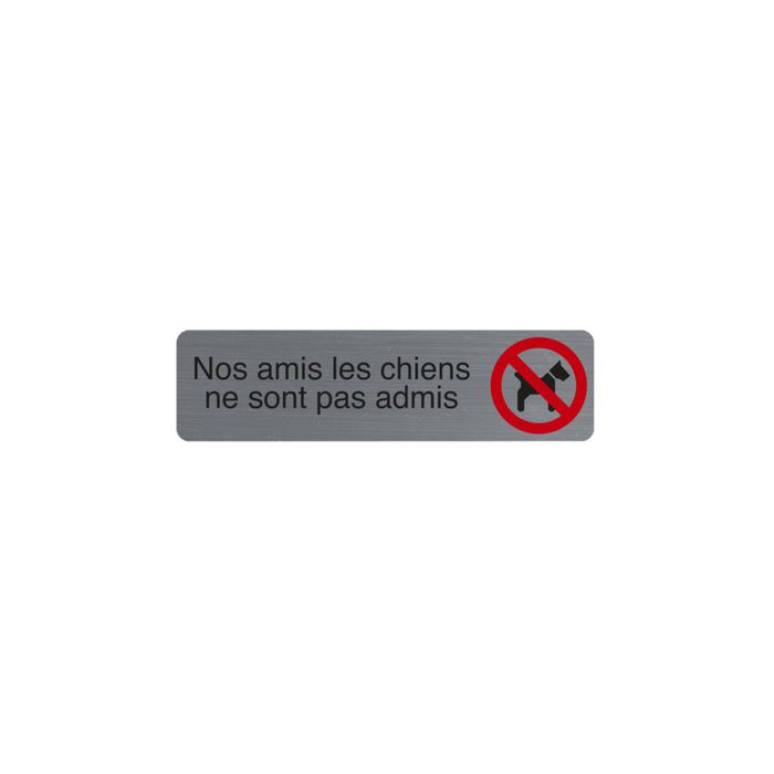 EXACOMPTA Plaque de signalisation "Nos amis les chiens"