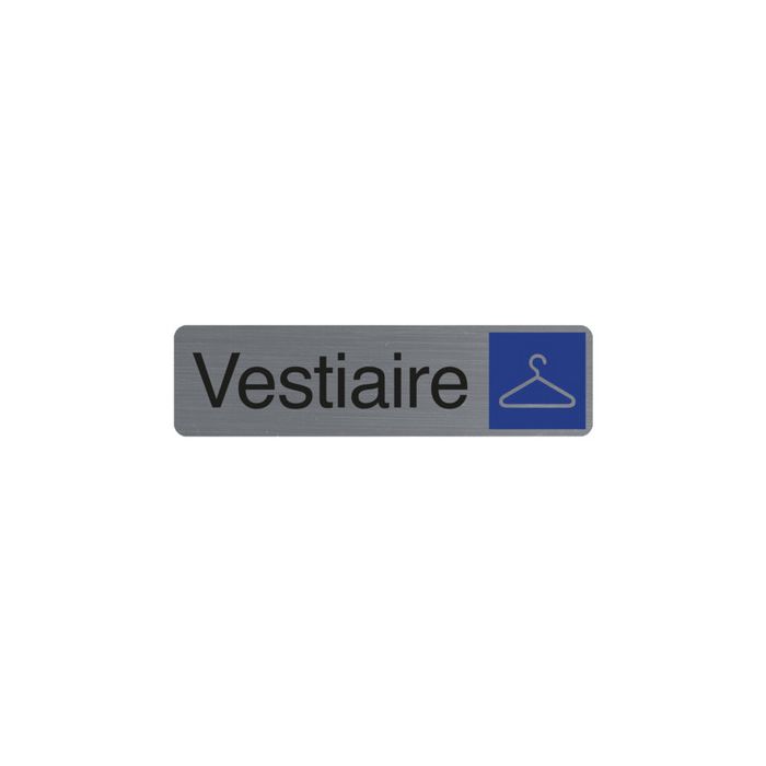 EXACOMPTA Plaque de signalisation "Vestiaire"