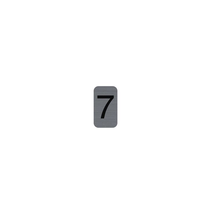 EXACOMPTA Plaque de signalisation chiffres "7", 25 x 44 mm