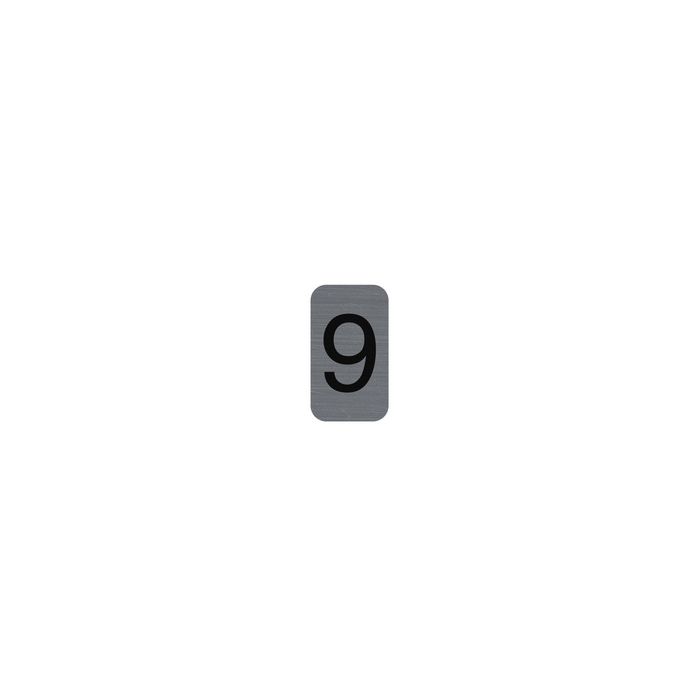 EXACOMPTA Plaque de signalisation chiffres "9", 25 x 44 mm