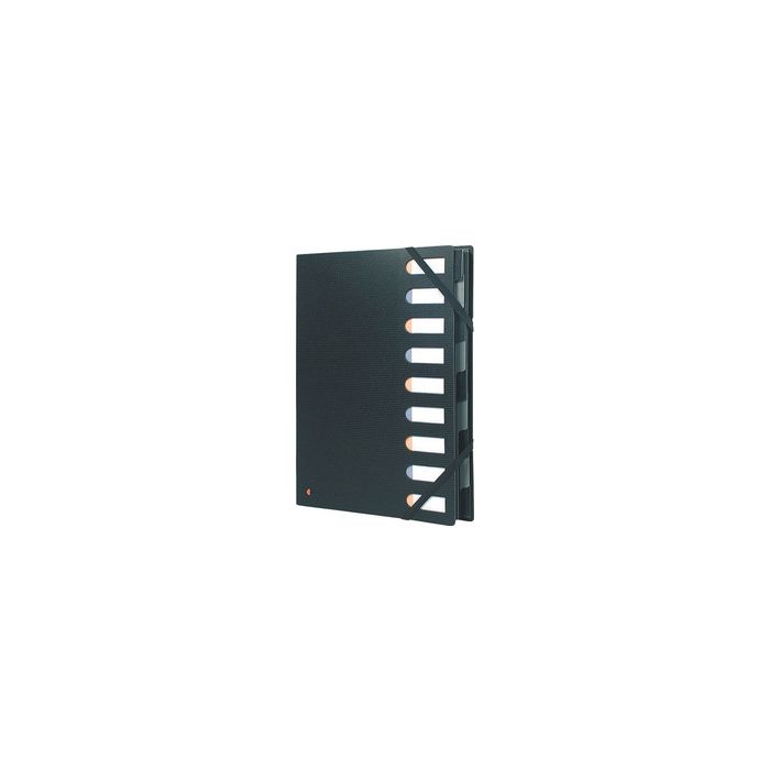EXACOMPTA Trieur EXACTIVE, PP, 9 compartiments, noir