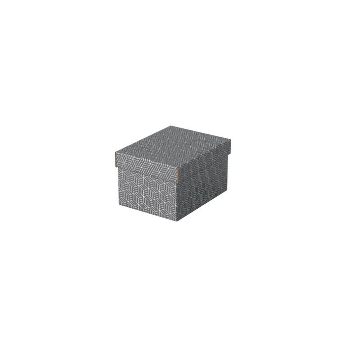 Esselte Boîte de rangement et cadeau Home S, set de 3, gris