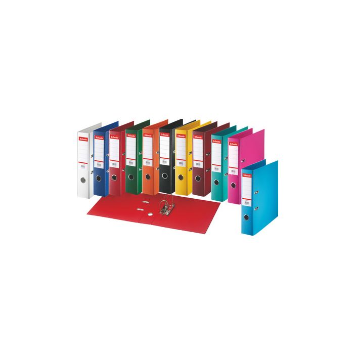Esselte Classeur en plastique standard, A4, 50 mm, rouge x10