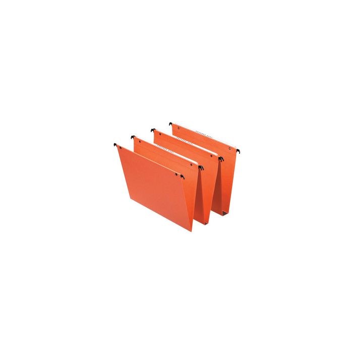 Esselte Dossiers suspendus Dual, fond: 30 mm, orange x25